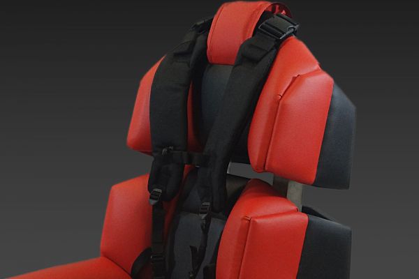 GS-Cobra motion simulator, 4 points custom ergonomic harness