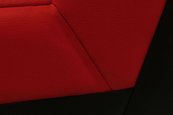 GS-Cobra motion simulator, side upholstery detail