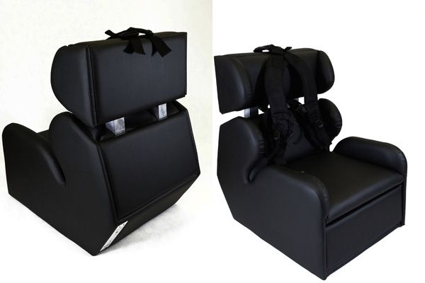 GS-105 GSeat Motion simulator, front and back views