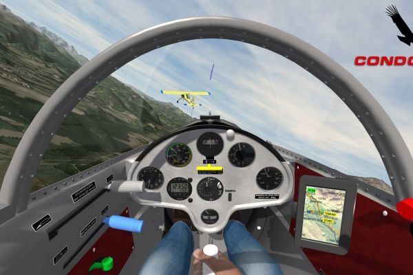 Condor Soaring Simulator, supported by GS-Cobra motion simulator
