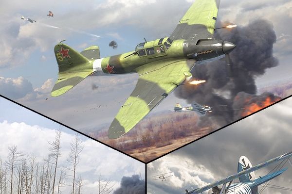 IL-2 Sturmovik Great Battles series, supported by GS-Cobra motion simulator