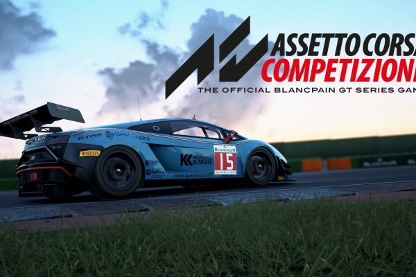 Assetto Corsa Competizione, supported by GS-Cobra motion simulator