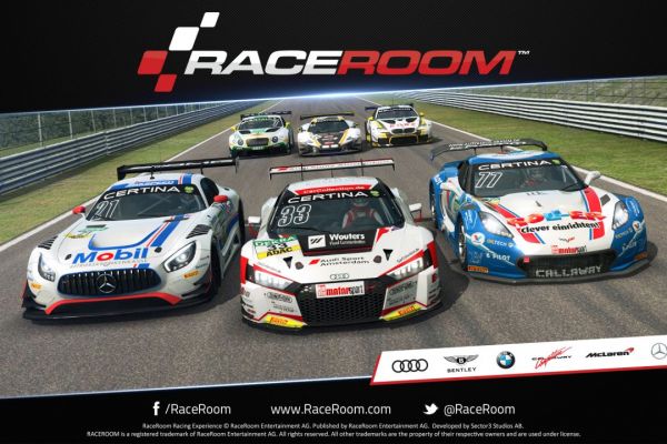 RaceRoom, supported by GS-Cobra motion simulator