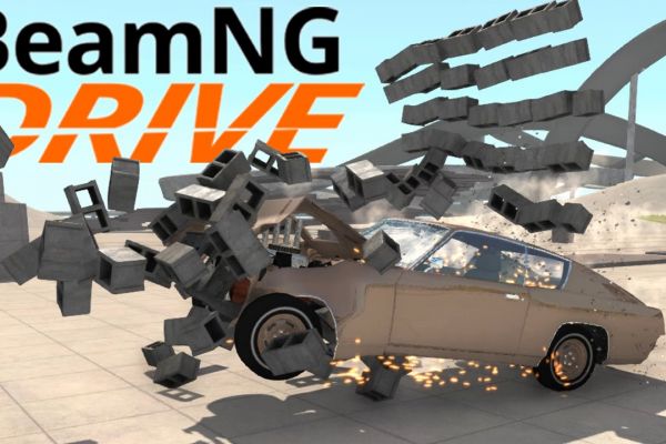 BeamNG Drive, supported by GS-Cobra Motion Simulator