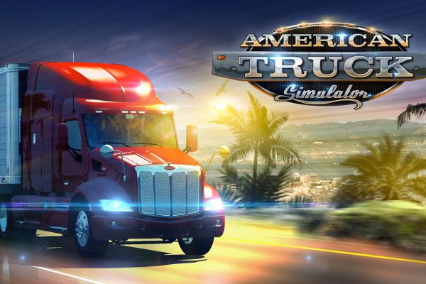 American Truck Simulator, supported by GS-Cobra Motion Simulator