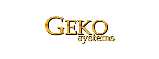 Logo de la marque Geko Systems, simulateurs dynamiques